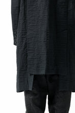 Load image into Gallery viewer, Aleksandr Manamis Double Benz Long Coat (BLACK)