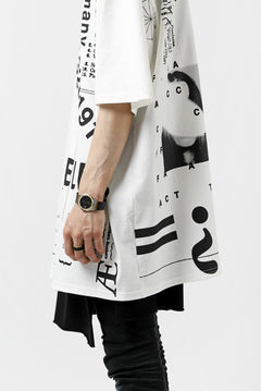 Load image into Gallery viewer, A.F ARTEFACT &quot;TOTAL PATTERN PRINT&quot; OVER SIZED TOPS (WHITE)