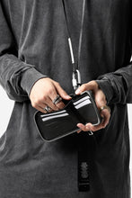 画像をギャラリービューアに読み込む, 11 BY BORIS BIDJAN SABERI WALLET with NECK STRAP &quot;WALLET2-FMM20033&quot; (BLACK)