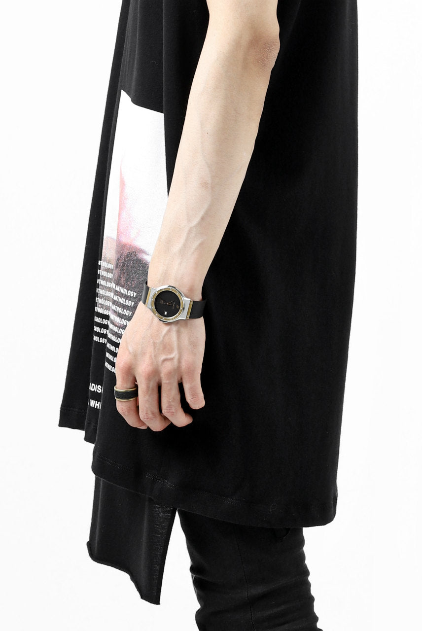 A.F ARTEFACT "AN ANTHOLOGY" FRENCH SLEEVE TOP (BLACK)