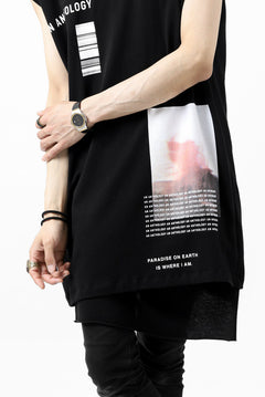 画像をギャラリービューアに読み込む, A.F ARTEFACT &quot;AN ANTHOLOGY&quot; FRENCH SLEEVE TOP (BLACK)