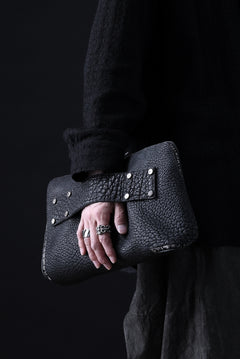 画像をギャラリービューアに読み込む, ierib onepiece clutch-bag / Rough Bull (BLACK)