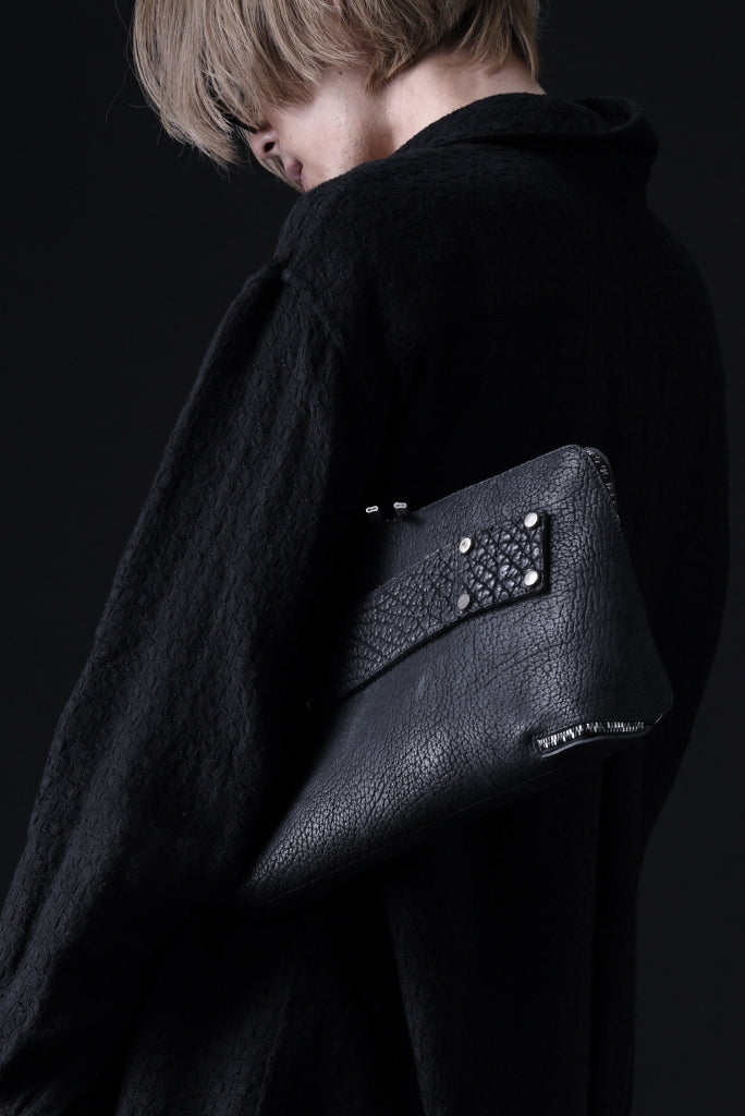 画像をギャラリービューアに読み込む, ierib onepiece clutch-bag / Rough Bull (BLACK)