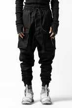Load image into Gallery viewer, RUNDHOLZ DIP MILITARY LOWCROTCH JOGGERS (BLACK)