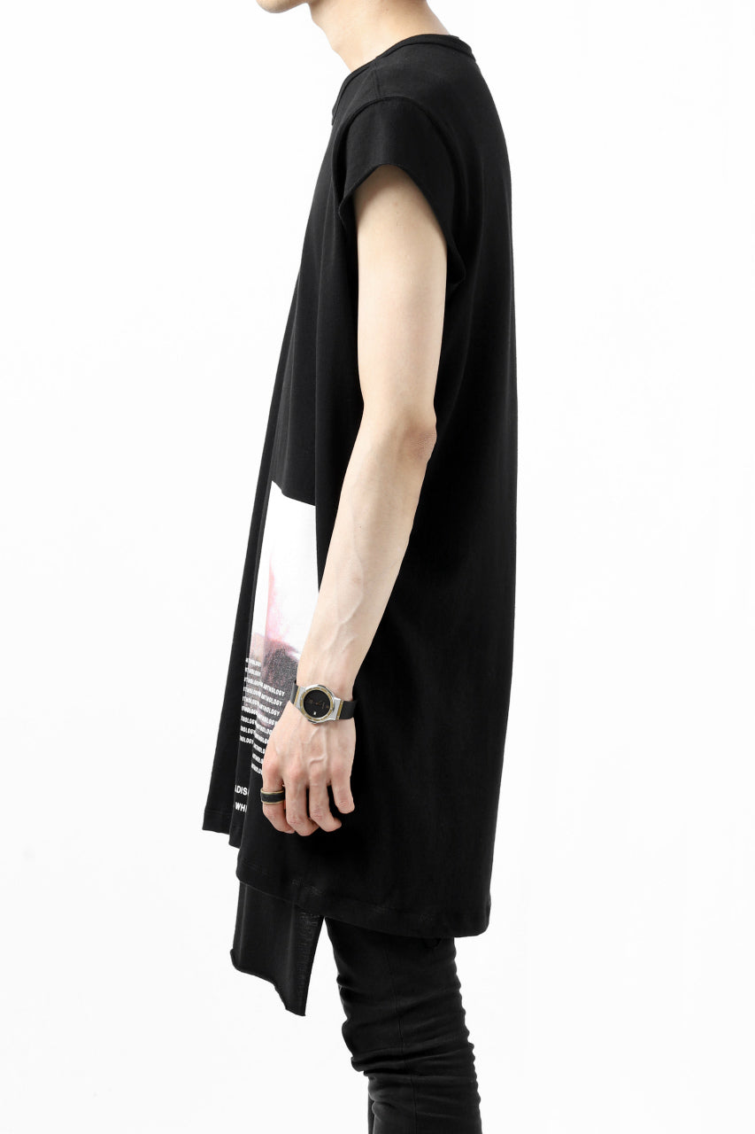 A.F ARTEFACT "AN ANTHOLOGY" FRENCH SLEEVE TOP (BLACK)