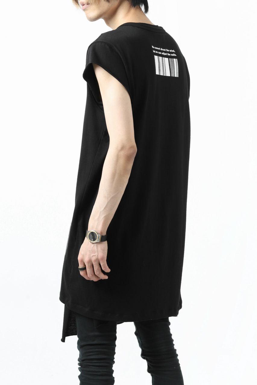 A.F ARTEFACT "AN ANTHOLOGY" FRENCH SLEEVE TOP (BLACK)