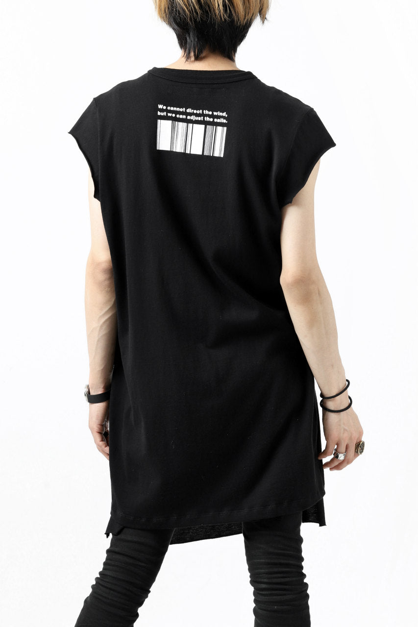 A.F ARTEFACT "AN ANTHOLOGY" FRENCH SLEEVE TOP (BLACK)