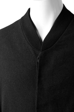 Load image into Gallery viewer, SOSNOVSKA exclusive WIDE PATCH POCKET BOMBER / WOOL &amp; CASHMERE (CHARCOAL)