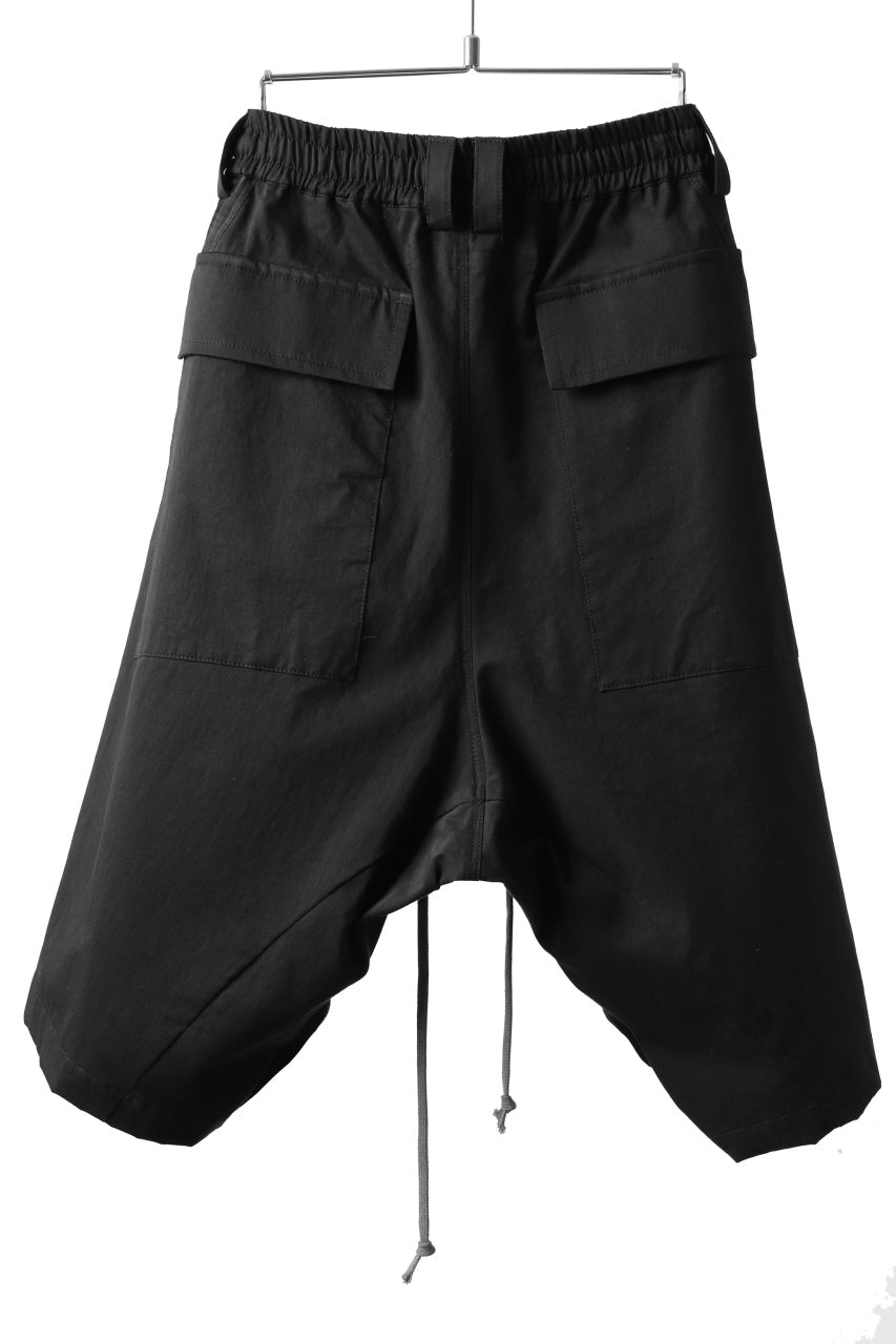 A.F ARTEFACT CHECKED COMBI SARROUEL SHORTS (BLACK×GREY)