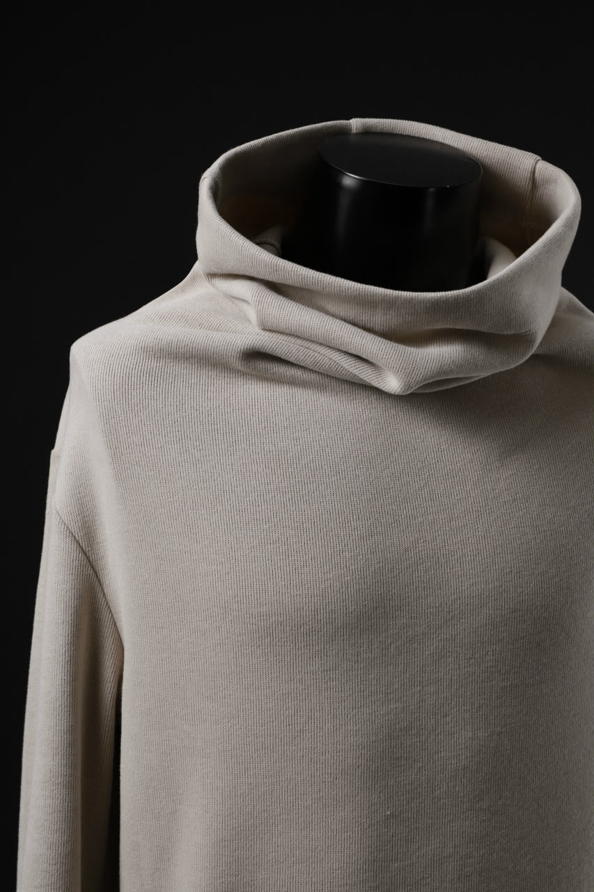 A.F ARTEFACT HIGH NECK PULLOVER / COPE KNIT JERSEY (IVORY)