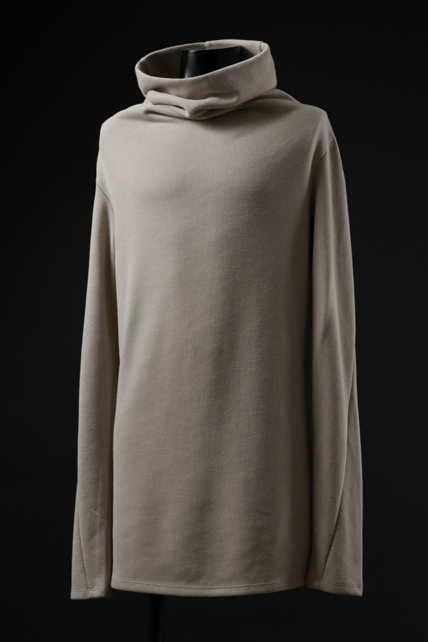 A.F ARTEFACT HIGH NECK PULLOVER / COPE KNIT JERSEY (IVORY)