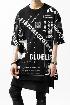 Load image into Gallery viewer, A.F ARTEFACT &quot;TOTAL PATTERN PRINT&quot; OVER SIZED TOPS (BLACK)