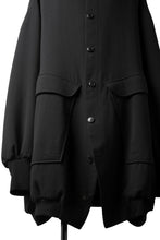 画像をギャラリービューアに読み込む, SOSNOVSKA exclusive BOMBER STYLE WOOL COAT (BLACK)