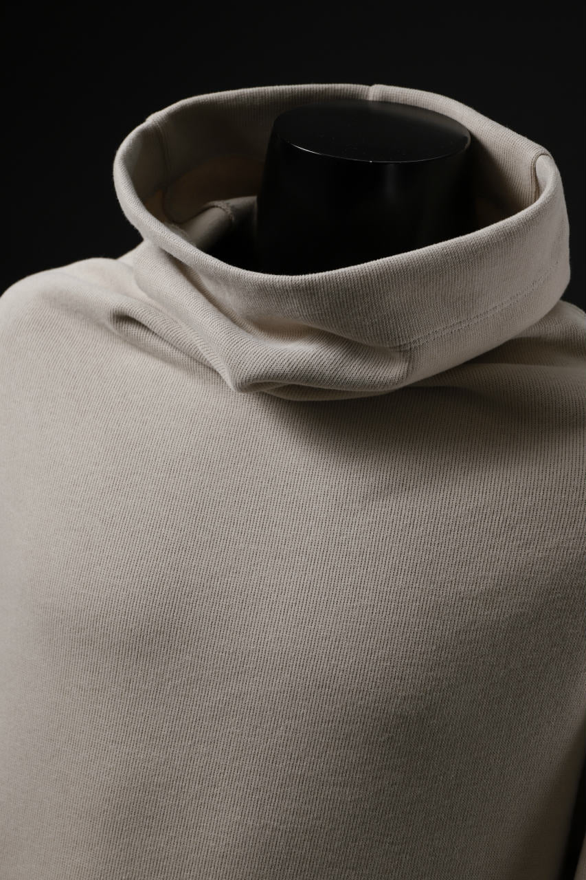 A.F ARTEFACT HIGH NECK PULLOVER / COPE KNIT JERSEY (IVORY)