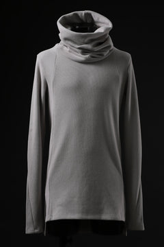 Load image into Gallery viewer, A.F ARTEFACT TURTLE NECK PULLOVER / COPE KNIT JERSEY (L.GREY)
