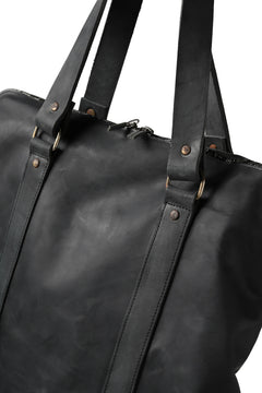 Load image into Gallery viewer, ierib exclusive onepiece tote bag / Nicolas Italy Vachetta (BLACK)