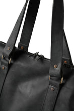 Load image into Gallery viewer, ierib exclusive onepiece tote bag / Nicolas Italy Vachetta (BLACK)