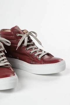 画像をギャラリービューアに読み込む, incarnation MID-SB SNEAKER / HORSE FULL GRAIN (HAND DYED D.RED)