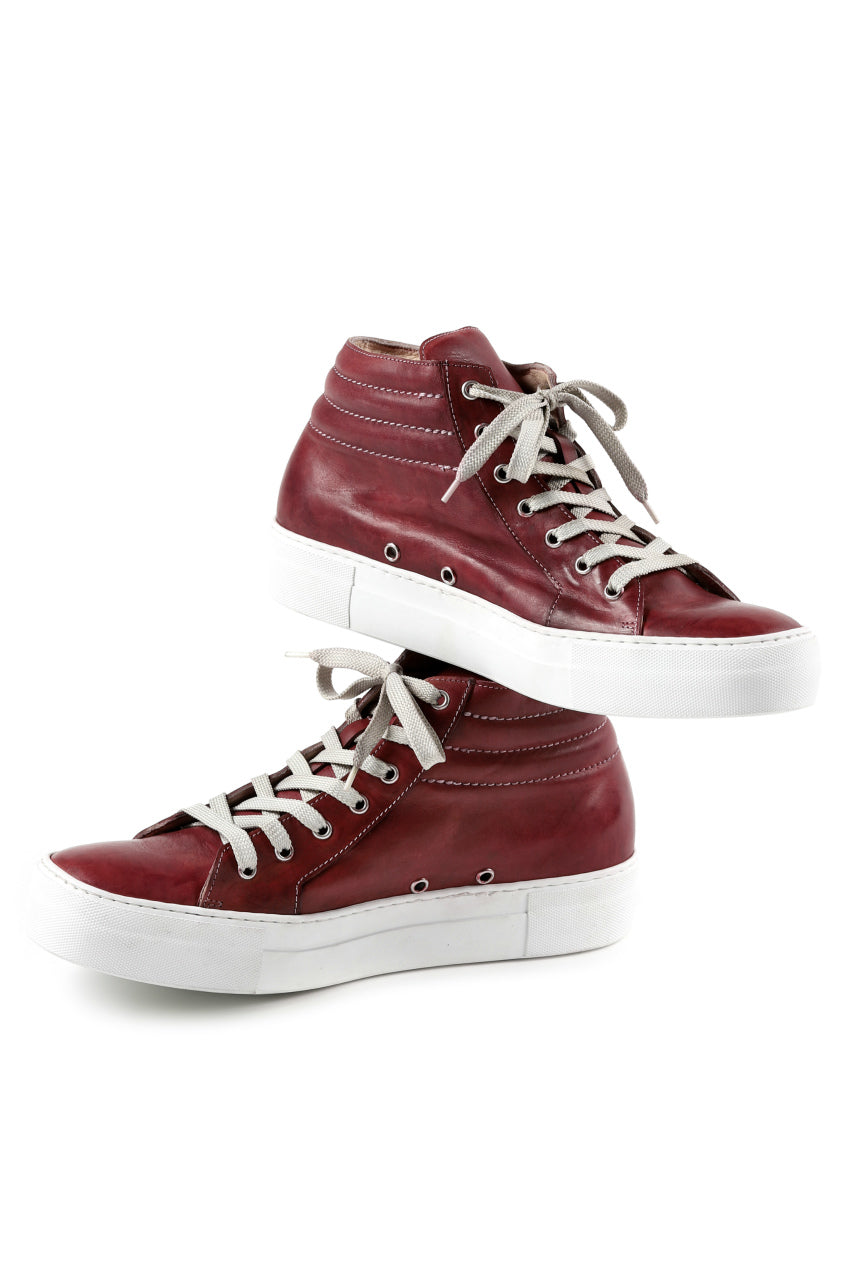 Load image into Gallery viewer, incarnation MID-SB SNEAKER / HORSE FULL GRAIN (HAND DYED D.RED)