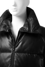 画像をギャラリービューアに読み込む, Y&#39;s.... SHEEP LEATHER DOWN JACKET (BLACK)