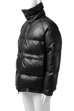 画像をギャラリービューアに読み込む, Y&#39;s.... SHEEP LEATHER DOWN JACKET (BLACK)