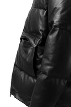 画像をギャラリービューアに読み込む, Y&#39;s.... SHEEP LEATHER DOWN JACKET (BLACK)