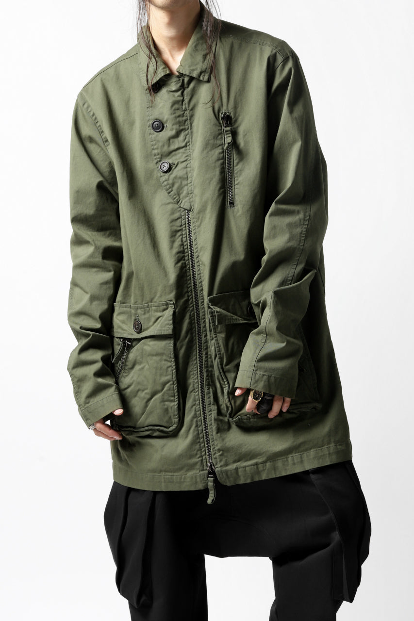 RUNDHOLZ DIP MILITARY COVER-ALL JACKET (MOSS)