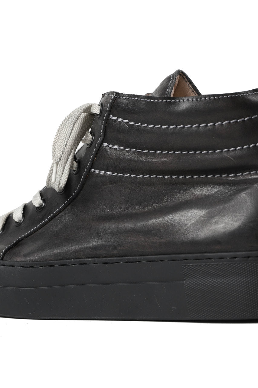 Load image into Gallery viewer, incarnation MID-SB SNEAKER / HORSE FULL GRAIN (BLACK EDITION)