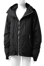 画像をギャラリービューアに読み込む, A.F ARTEFACT &quot;PLEASANT&quot; PARKA-JACKET / SALT SHRINKAGE NYLON (BLACK)