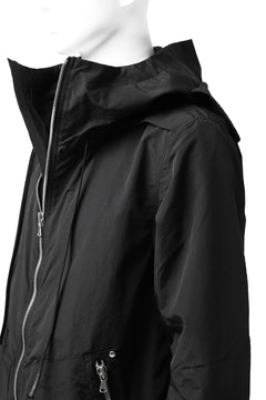 画像をギャラリービューアに読み込む, A.F ARTEFACT &quot;PLEASANT&quot; PARKA-JACKET / SALT SHRINKAGE NYLON (BLACK)