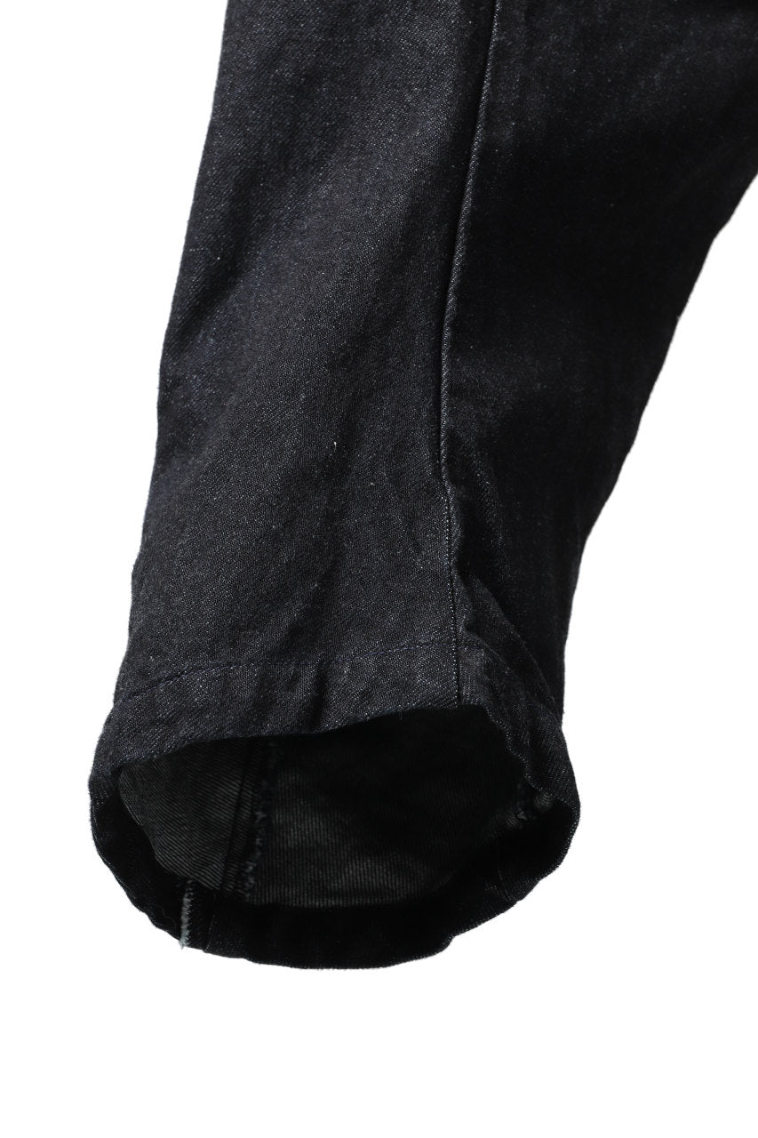 _vital exclusive curved narrow pants / washed denim (D. NAVY)