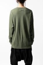 Load image into Gallery viewer, RUNDHOLZ DIP LONG SLEEVE CUT SEWN (MOSS*KHAKI GREEN)