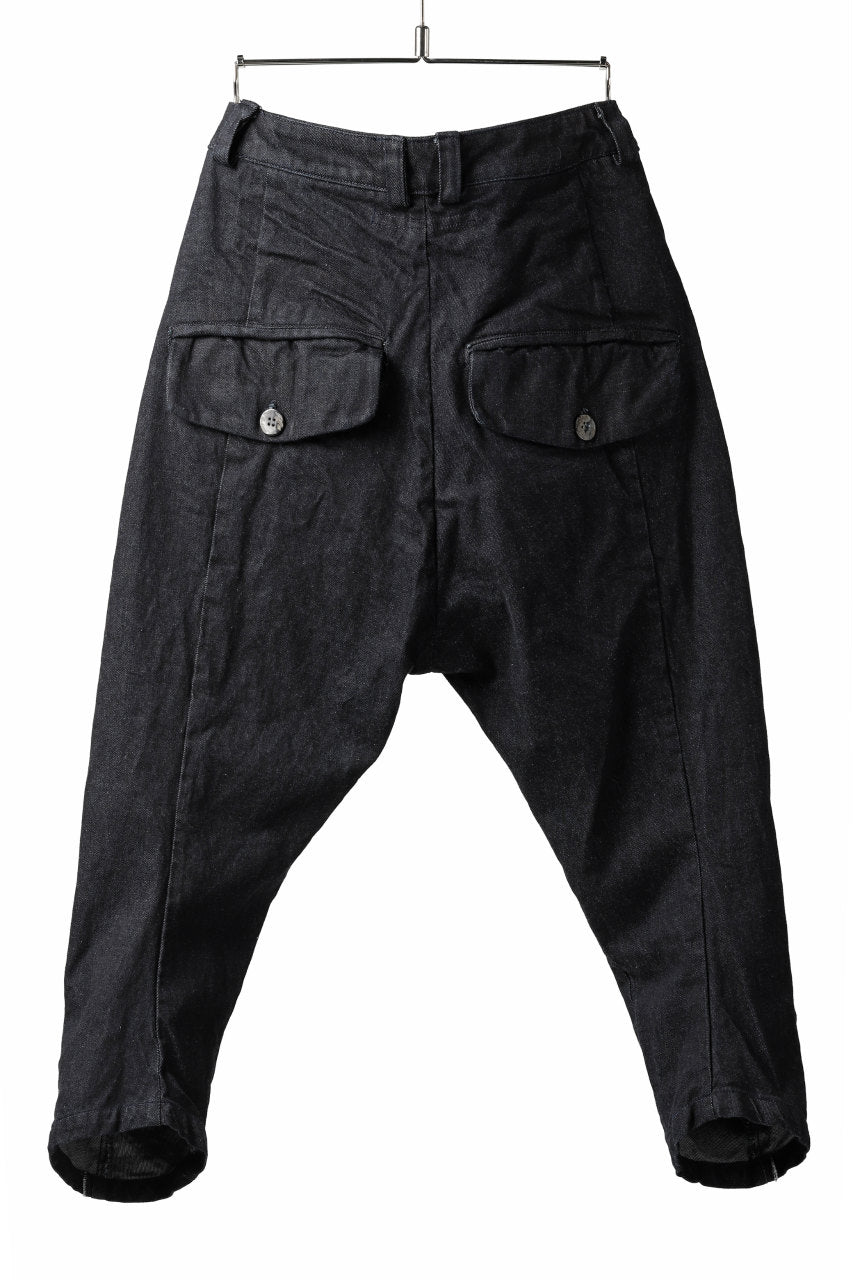 _vital exclusive curved narrow pants / washed denim (D. NAVY)