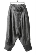 _vital tuck volume low crotch cuffs pants (THIN STRIPES)