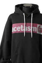 画像をギャラリービューアに読み込む, FACETASM LOGO PRINT NEW SILHOUETTE HOODIE (BLACK)