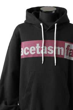 画像をギャラリービューアに読み込む, FACETASM LOGO PRINT NEW SILHOUETTE HOODIE (BLACK)