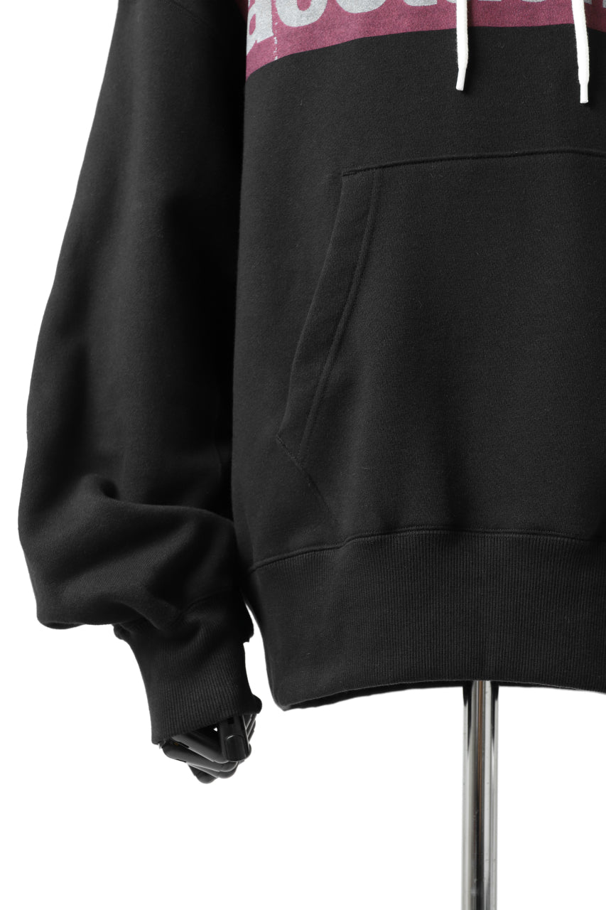 画像をギャラリービューアに読み込む, FACETASM LOGO PRINT NEW SILHOUETTE HOODIE (BLACK)