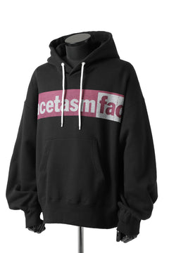 画像をギャラリービューアに読み込む, FACETASM LOGO PRINT NEW SILHOUETTE HOODIE (BLACK)