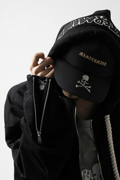 画像をギャラリービューアに読み込む, mastermind JAPAN EMBROIDERED TRUCKER CAP (BLACK)
