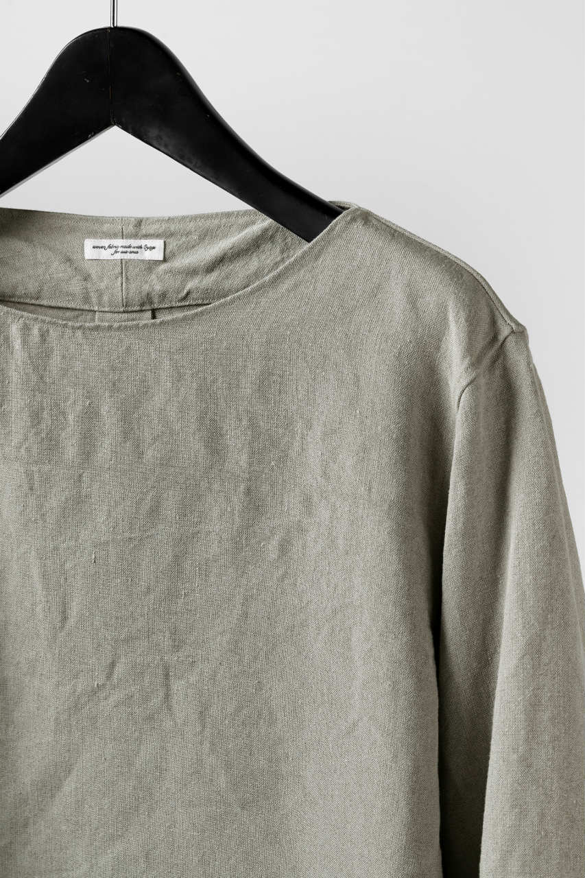 画像をギャラリービューアに読み込む, sus-sous sleeing shirts / L100 heavy poplin washer (natural)