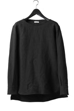 画像をギャラリービューアに読み込む, sus-sous sleeing shirts / L100 heavy poplin washer (black)