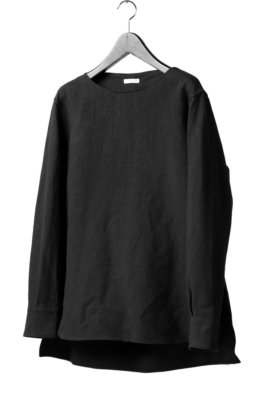 sus-sous sleeing shirts / L100 heavy poplin washer (black)