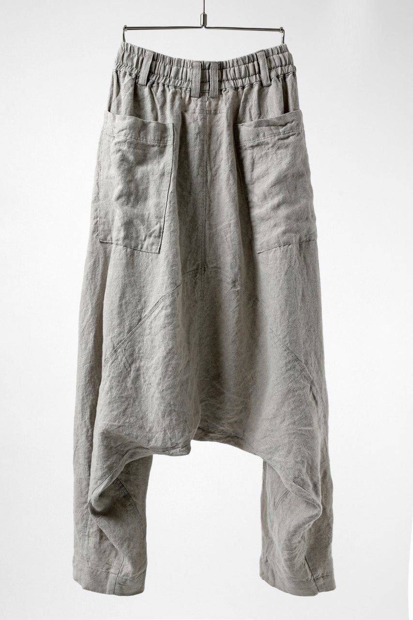 _vital deep sarouel easy pants / natural linen (LIGHT BEIGE)