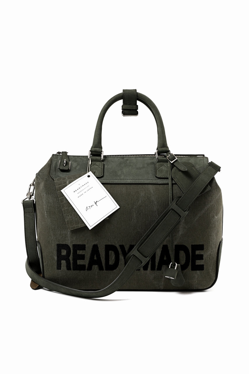 Load image into Gallery viewer, READYMADE GYM BAG LARGE (KHAKI #A)