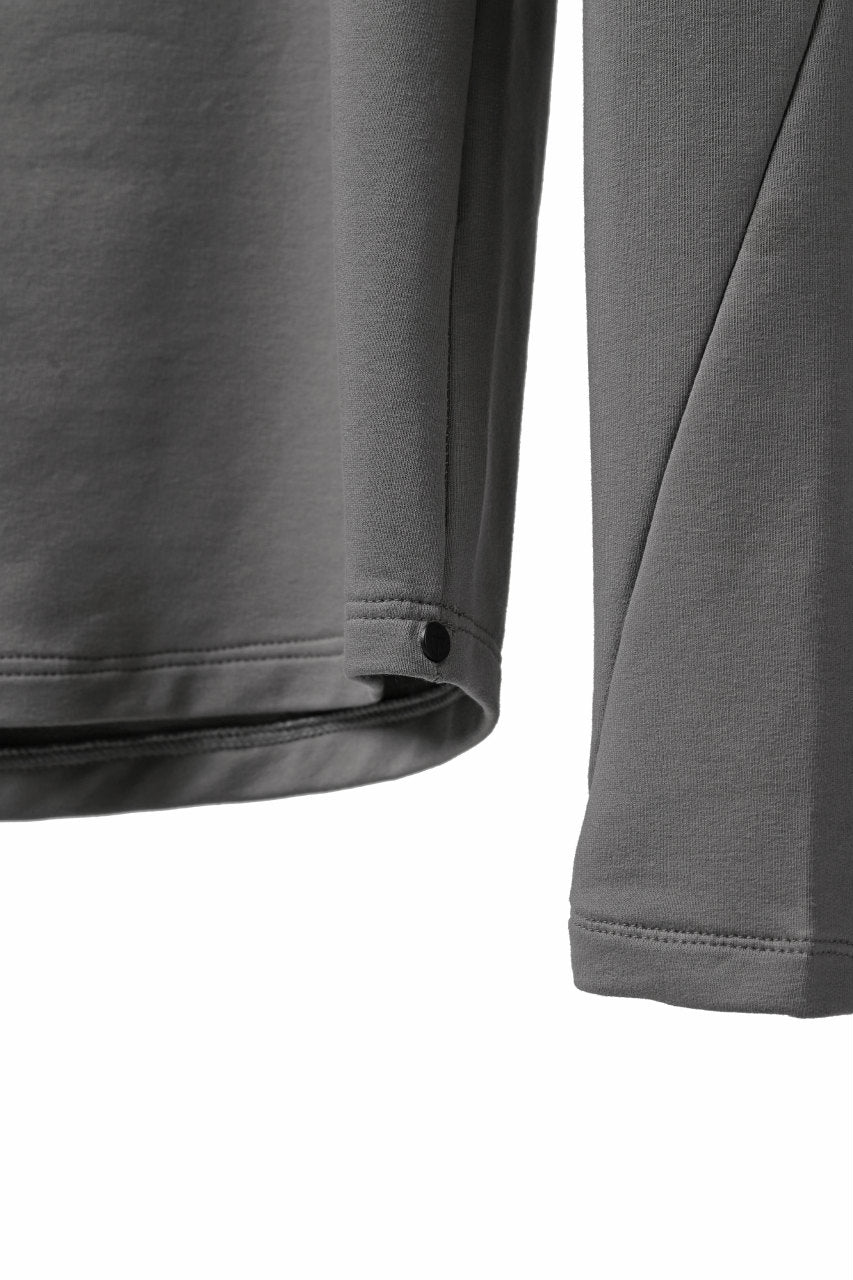 incarnation HENRY NECK LONG SLEEVE TOPS / ELASTIC F.TERRY (GREY)