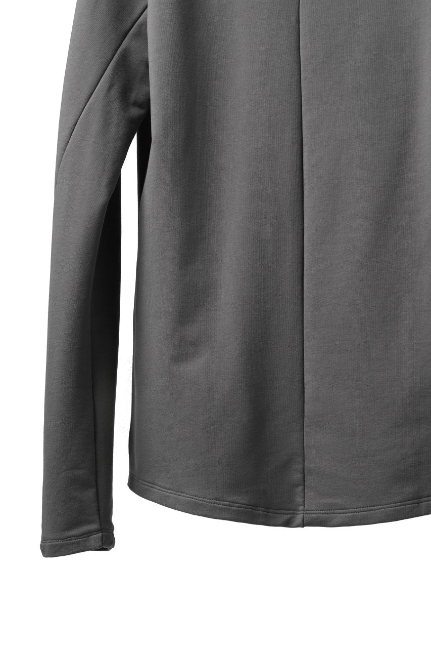 incarnation HENRY NECK LONG SLEEVE TOPS / ELASTIC F.TERRY (GREY)