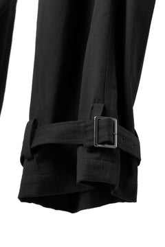 画像をギャラリービューアに読み込む, Y&#39;s SIDE FLAP POCKET PANTS / MIXED TWILL (BLACK)