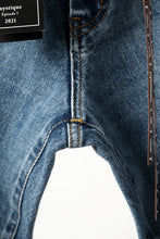Load image into Gallery viewer, mastermind JAPAN SLIM TAPERED PANTS / 2WAY STRETCH DENIM (INDIGO)
