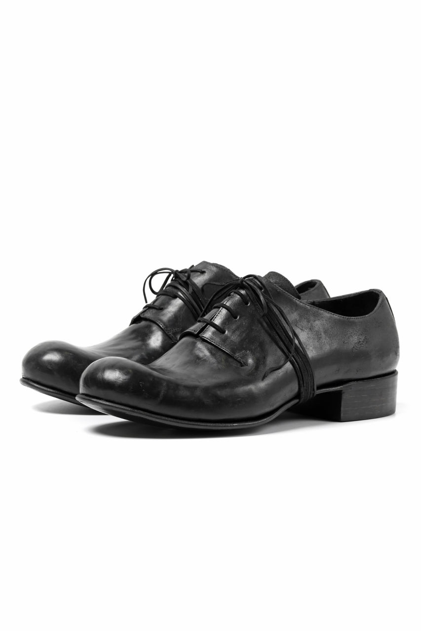 DIMISSIANOS & MILLER derby whole-cut with extended tongue shoes / culatta leather (BLACK)