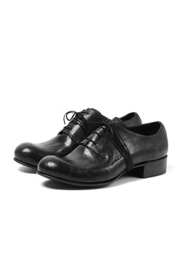 DIMISSIANOS & MILLER derby whole-cut with extended tongue shoes / culatta leather (BLACK)